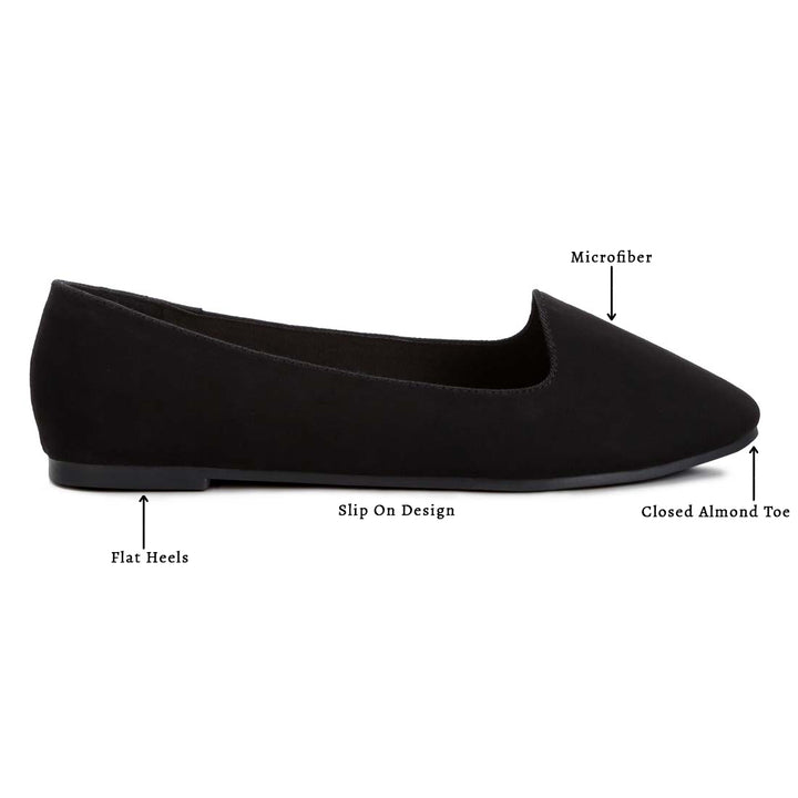 casual flat ballerinas#color_black