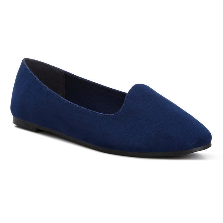 casual flat ballerinas#color_navy