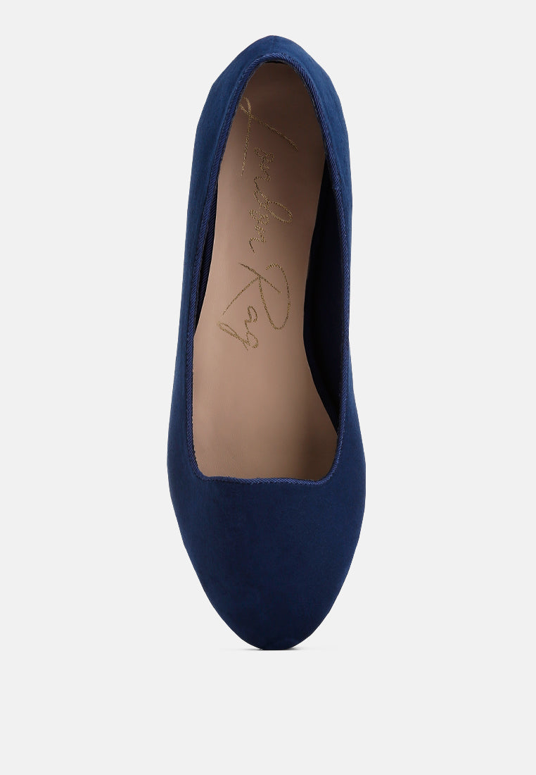 women casual flat ballerinas#color_navy