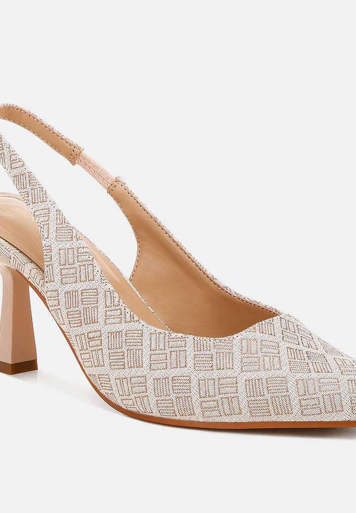 Women Pointed Toe Kitten Heel Pumps