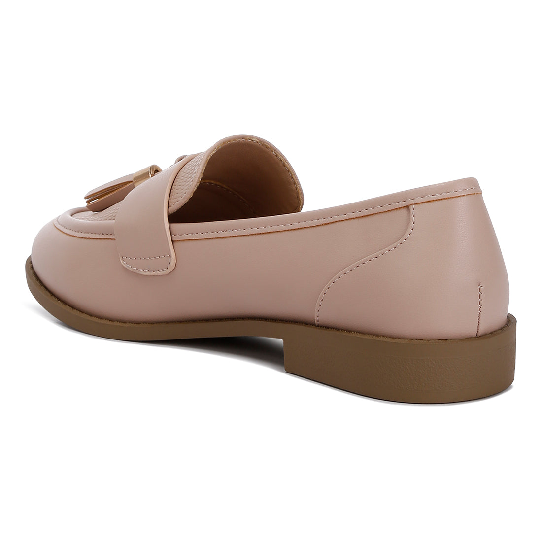 tassels detail loafers#color_nude