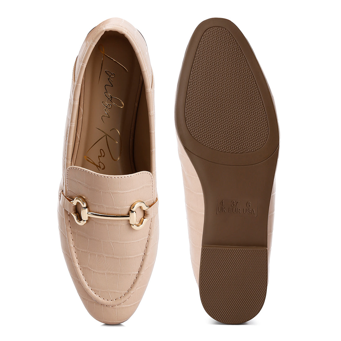 horsebit embellished loafers#color_camel