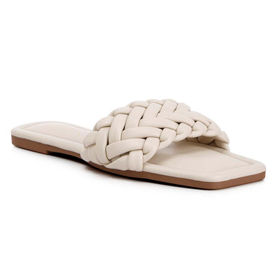 braided strap flat slip ons#color_beige