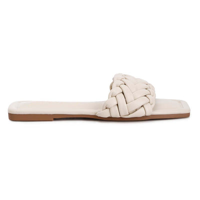 braided strap flat slip ons#color_beige