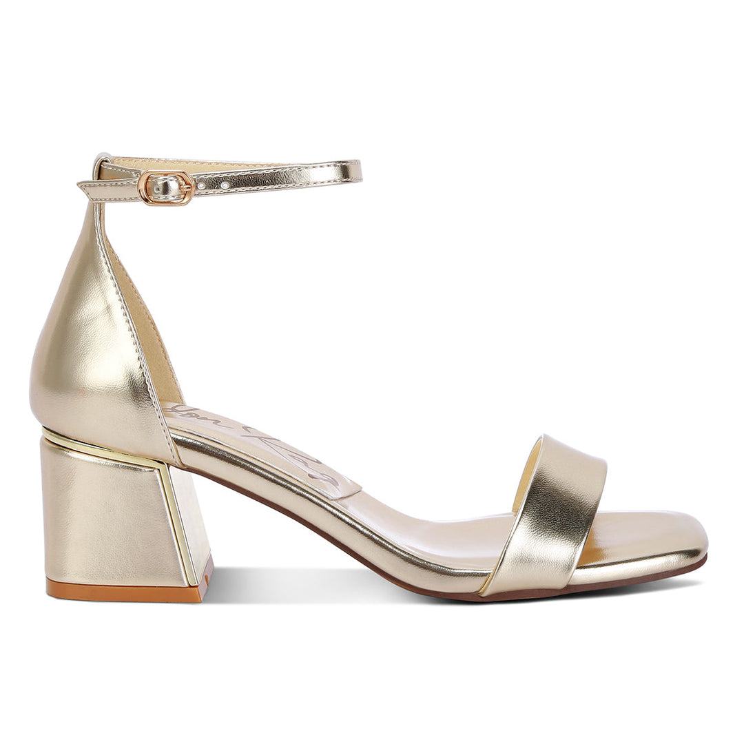 metallic block heels#color_gold