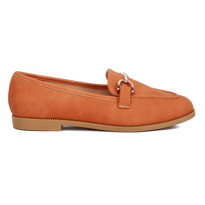 horsebit flat loafers#color_tan