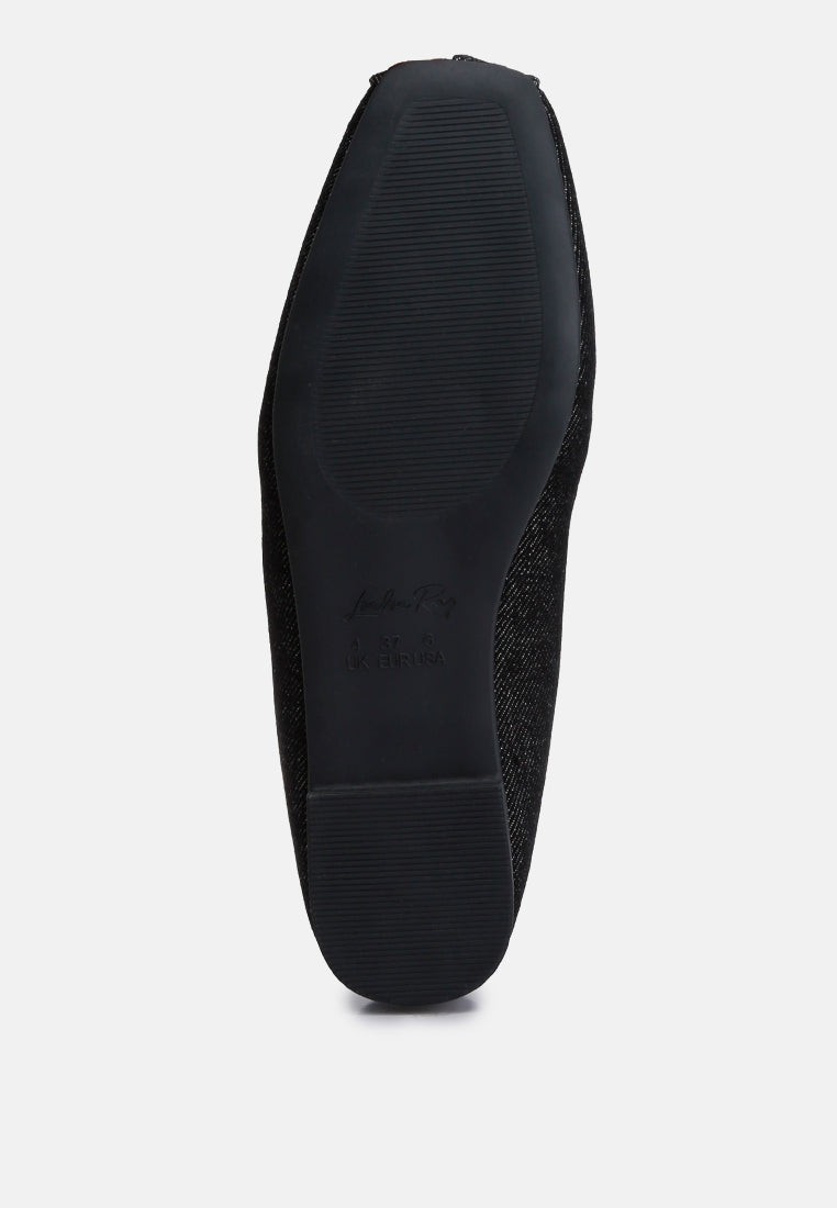 women criss cross strap ballet flats#color_black