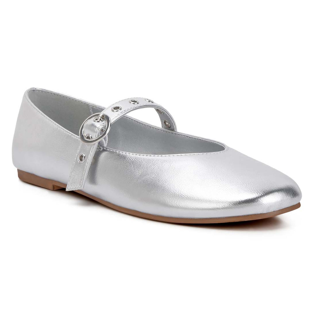 mary jane ballerinas#color_silver