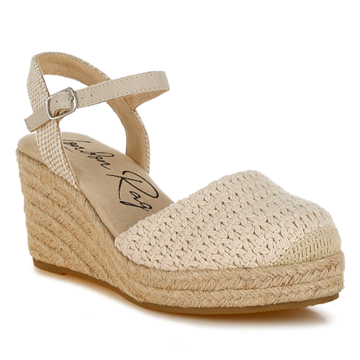 Raffia Espadrilles Sandals