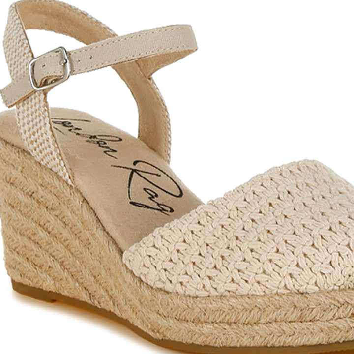 Raffia Espadrilles Sandals