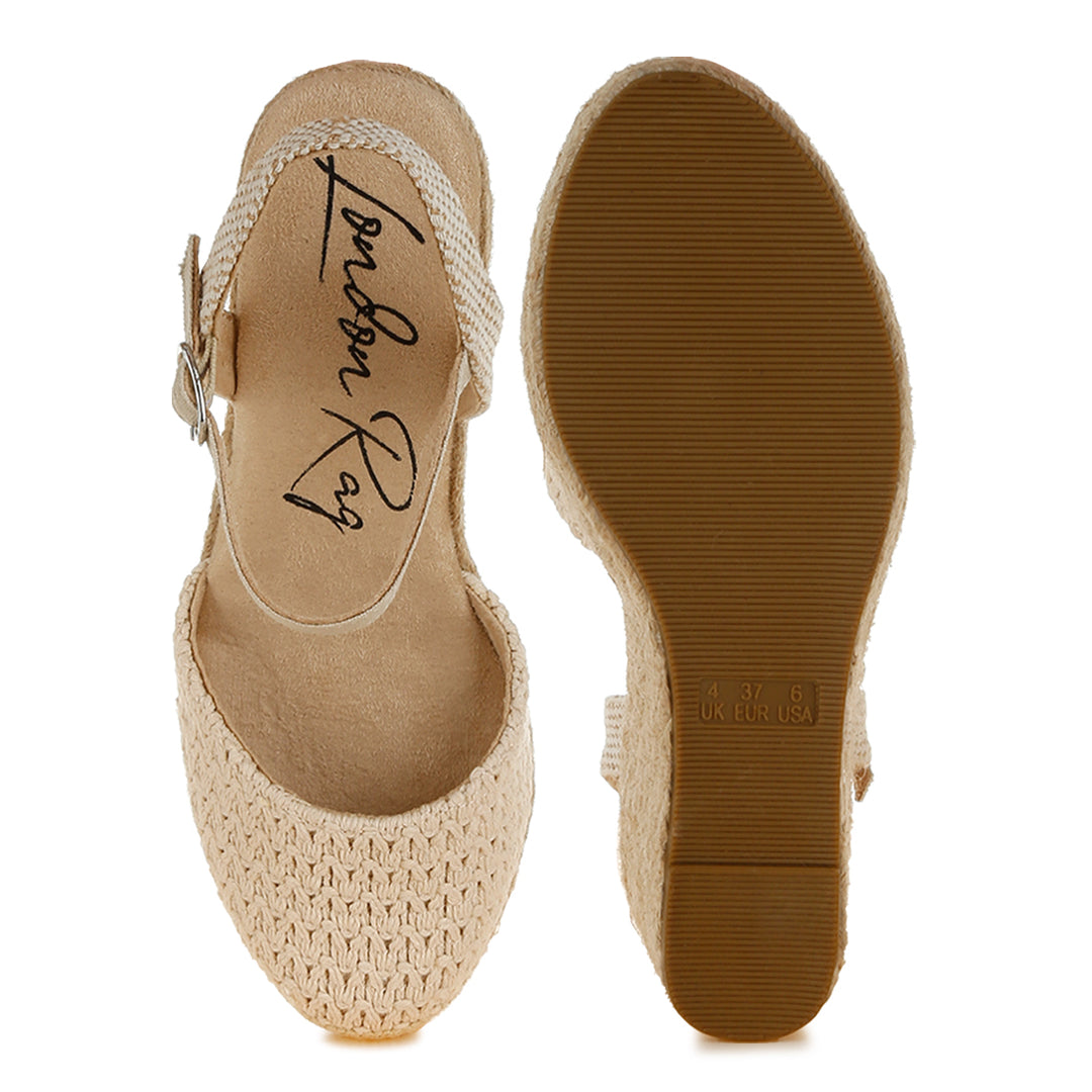 Raffia Espadrilles Sandals