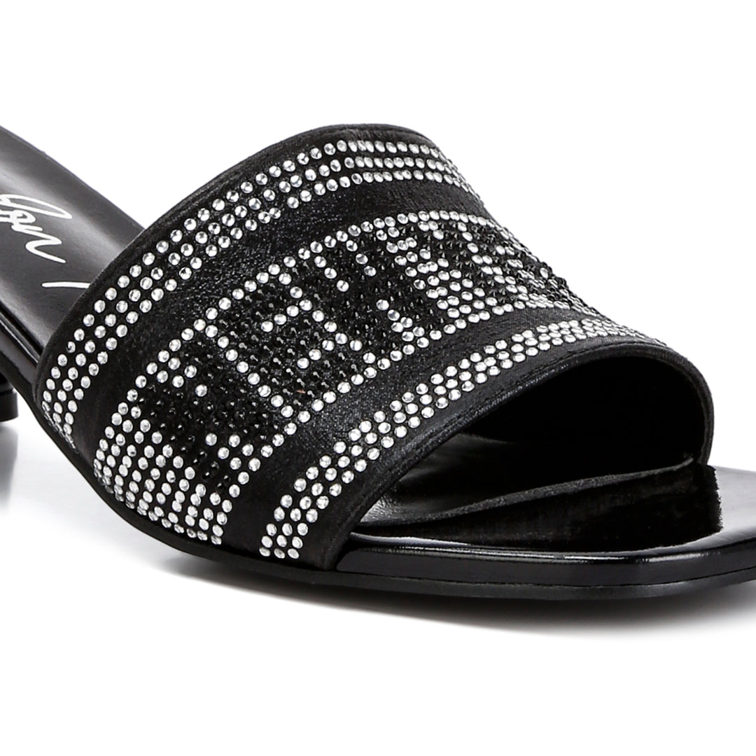 Diamante Embellished New York Sandals