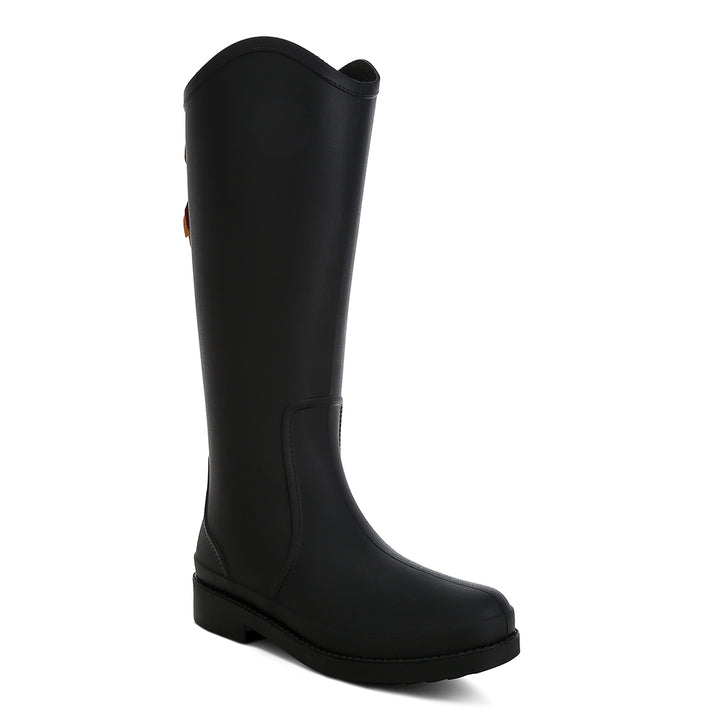 charm detail calf boots#color_black