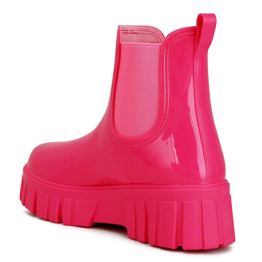 chunky chelsea boots#color_fuchsia