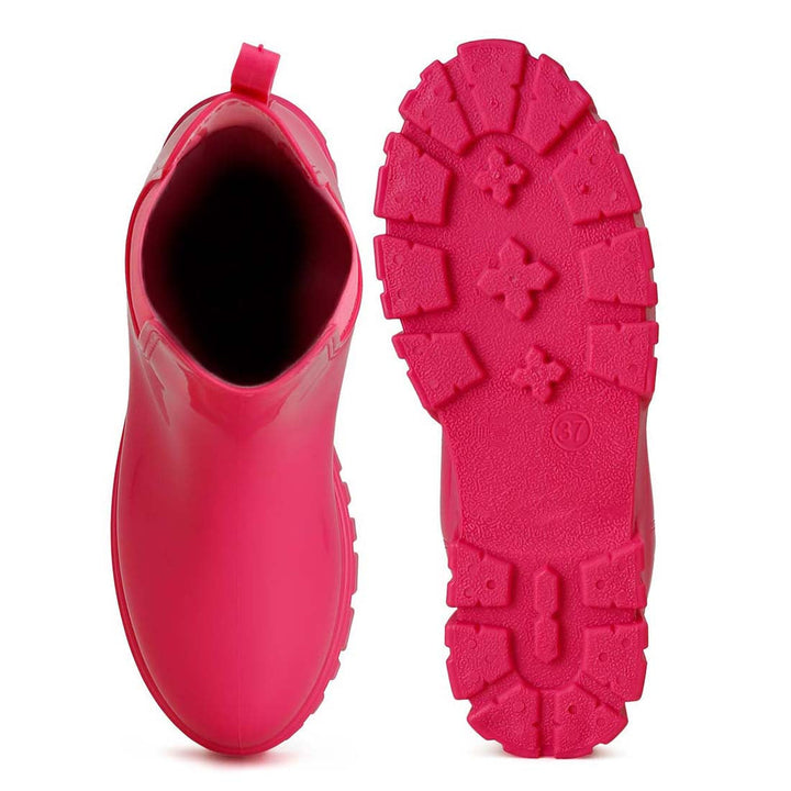 chunky chelsea boots#color_fuchsia