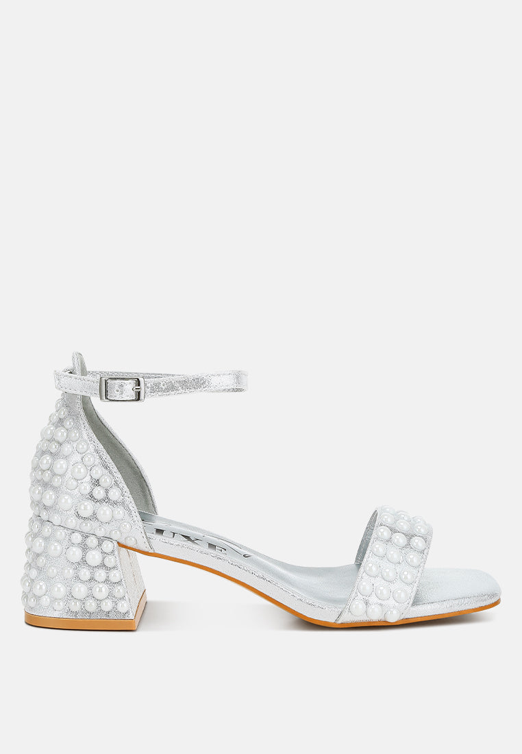 rhinestone embellished shimmer sandals#colour_silver