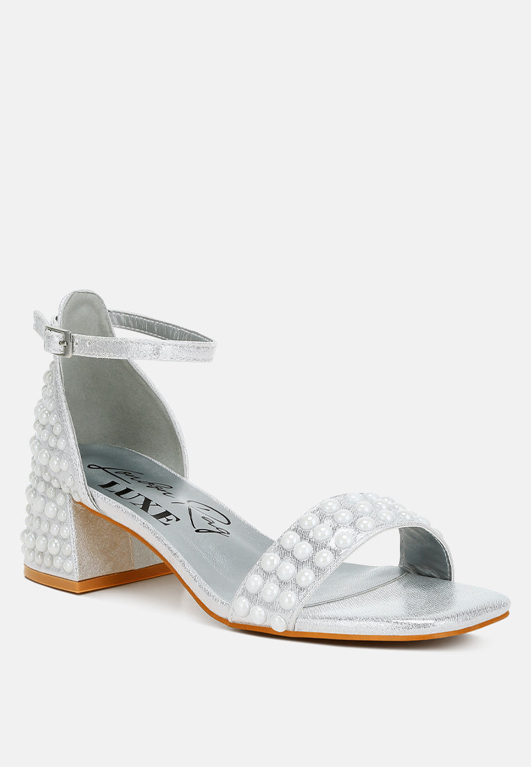 rhinestone embellished shimmer sandals#colour_silver