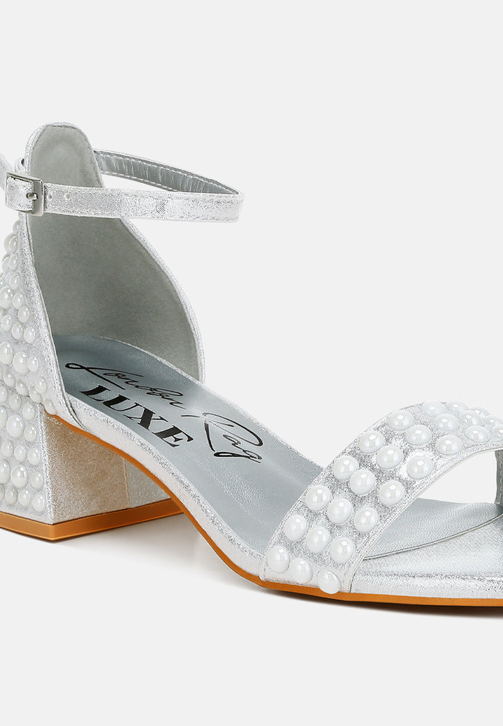 rhinestone embellished shimmer sandals#colour_silver