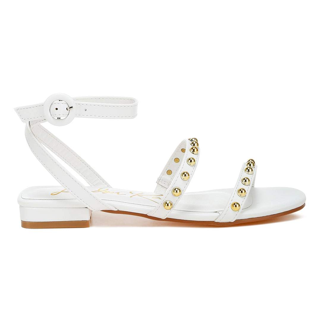 studded ankle strap flat sandals#color_off-white