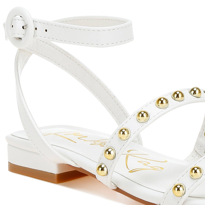 studded ankle strap flat sandals#color_off-white