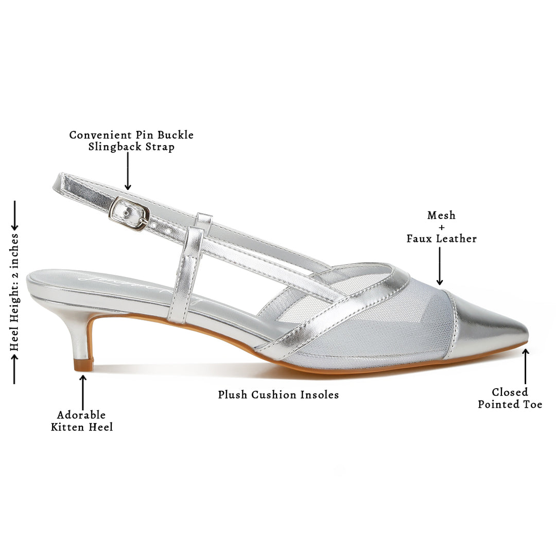 mesh slingback sandals#color_silver