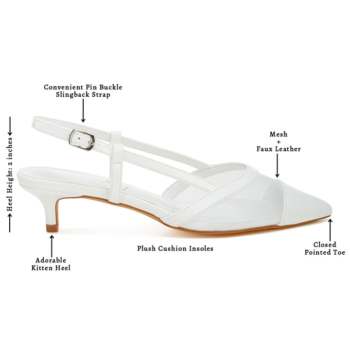 mesh slingback sandals#color_white