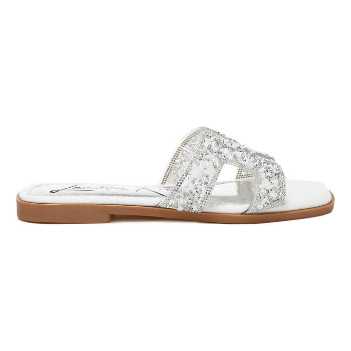 rhinestone detail cut-out flats#color_white