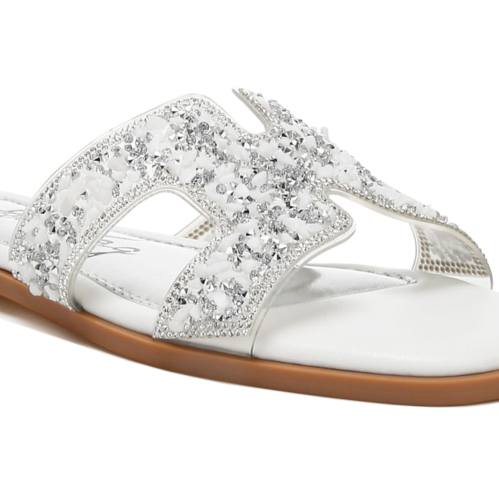 rhinestone detail cut-out flats#color_white