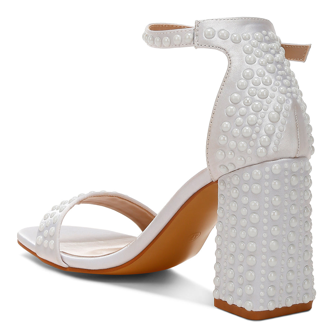 pearls embellished satin sandals#color_off-white