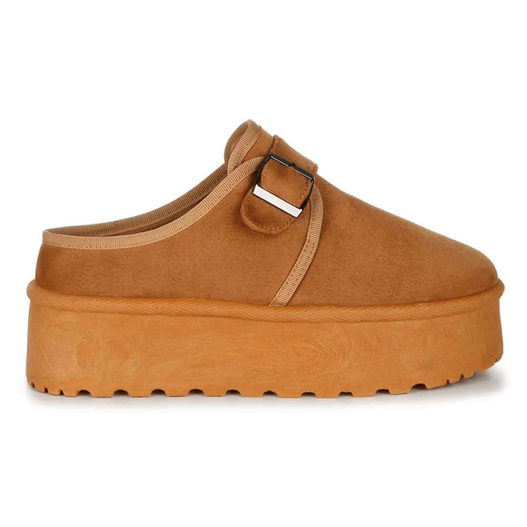 buckle strap platform classic slip-on
#color_tan