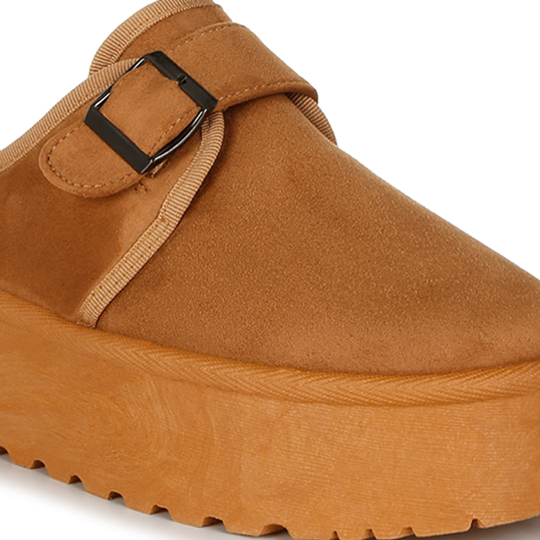 buckle strap platform classic slip-on
#color_tan