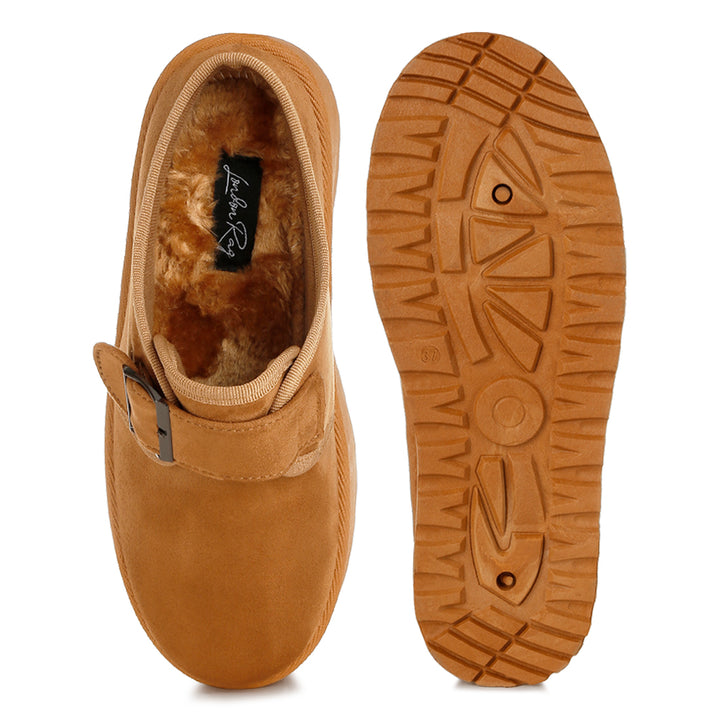 buckle strap platform classic slip-on
#color_tan