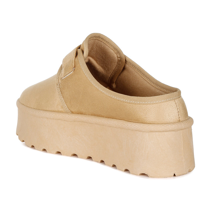 buckle strap platform classic slip-on
#color_beige