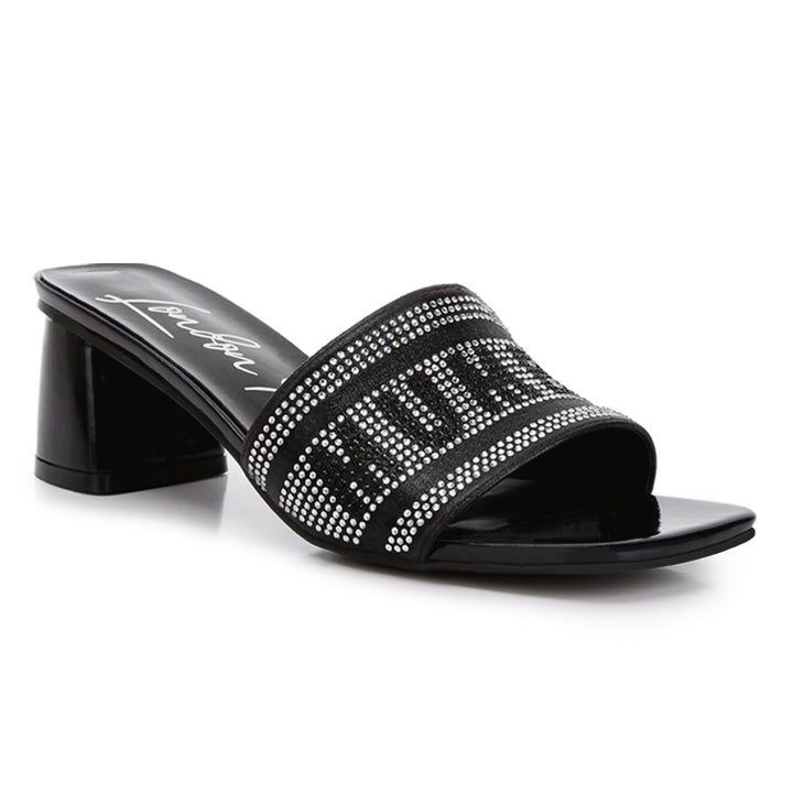 Diamante Embellished Mumbai Sandals