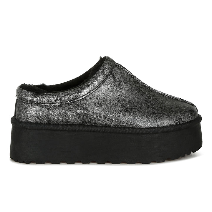 faux leather platform classic slip-on
#color_black