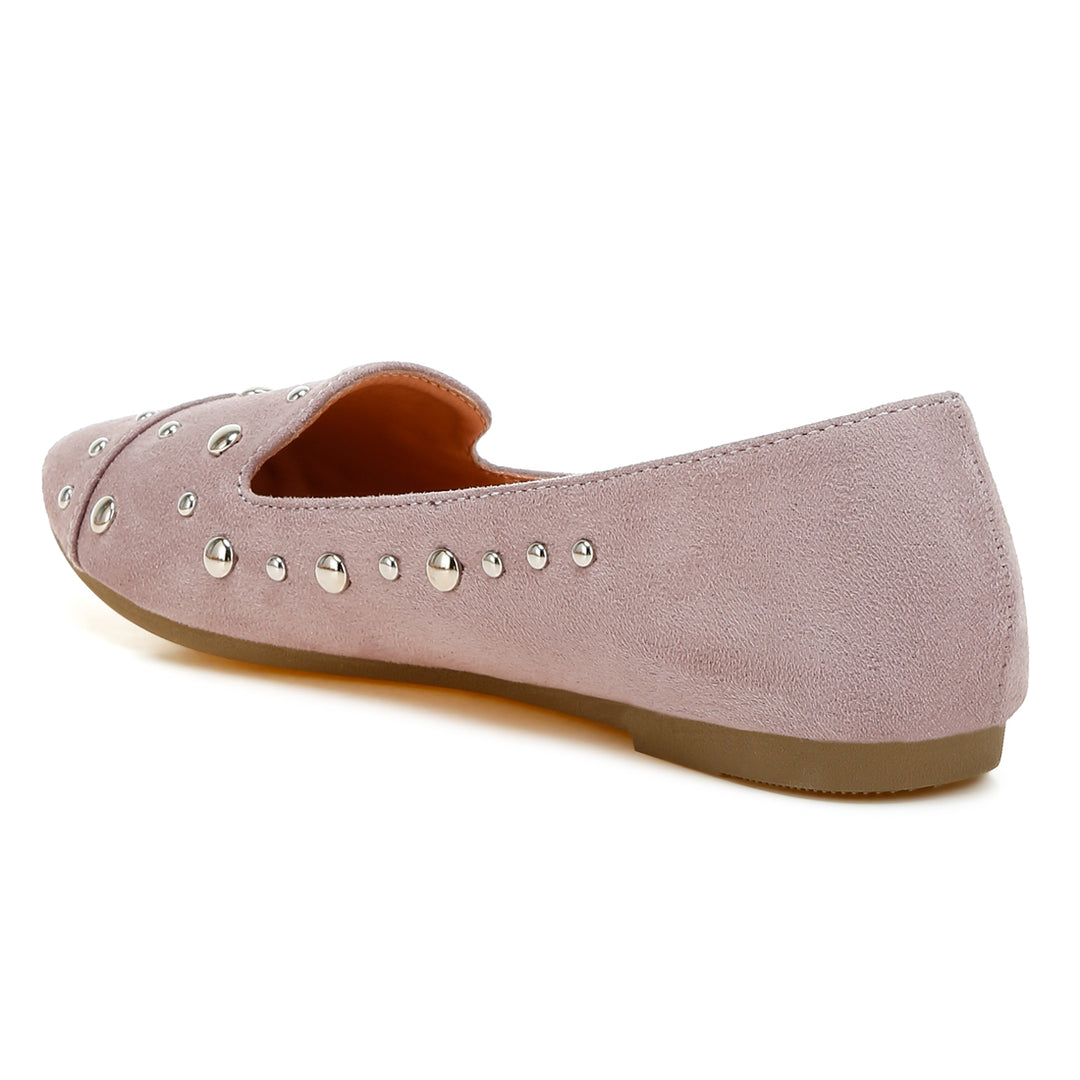 stud emebllished ballet flats
#color_lilac