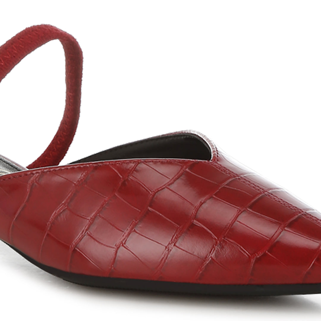 fantasy heel croco mules#color_red