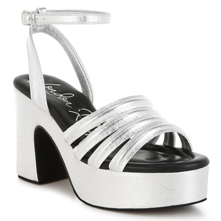 strappy high platform sandals
#color_silver