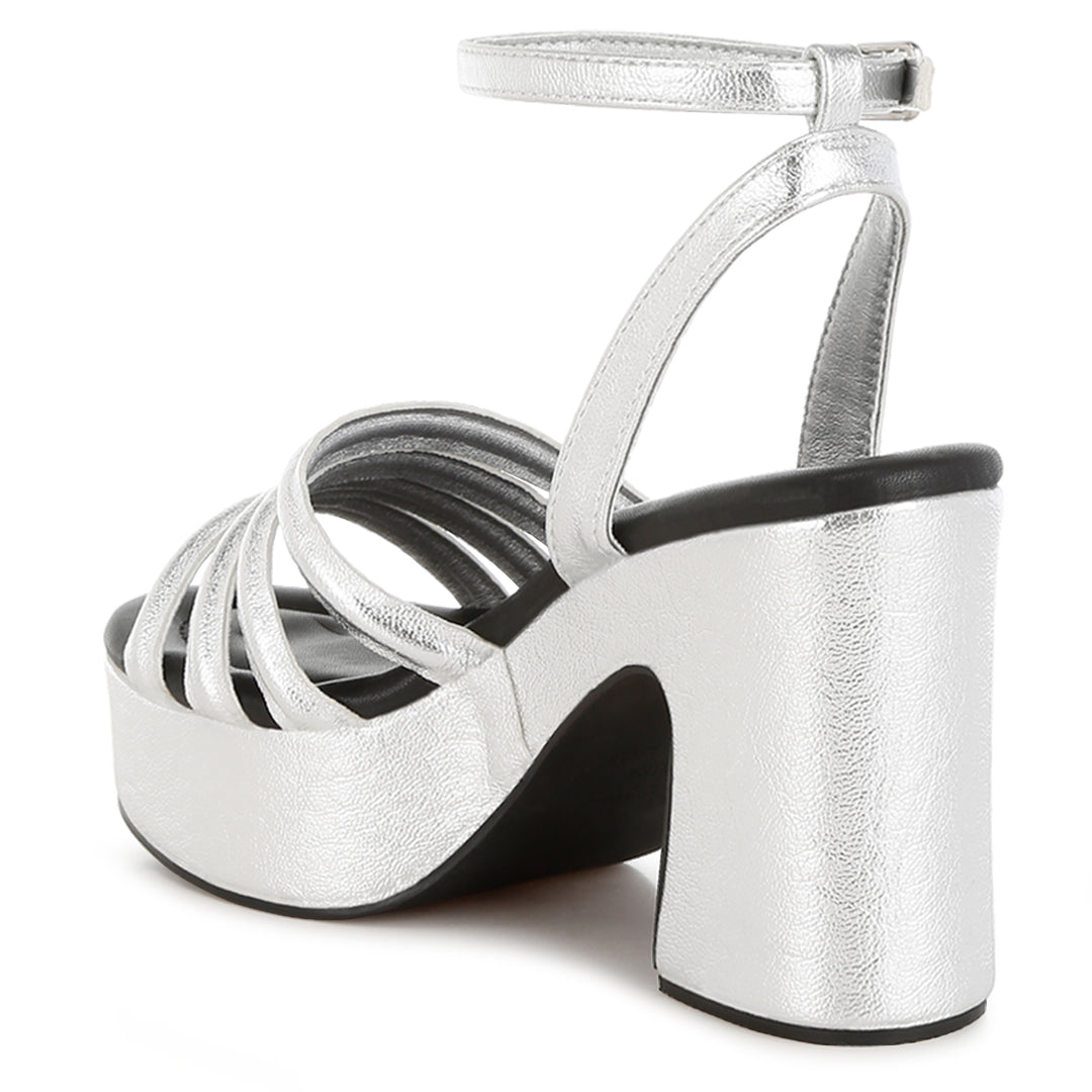 strappy high platform sandals
#color_silver