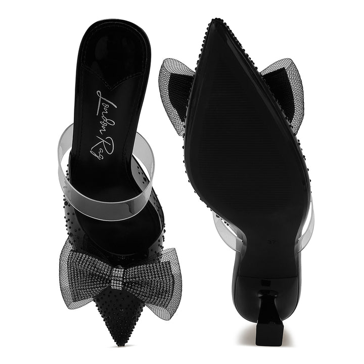 embellished bow kitten heels
#color_black