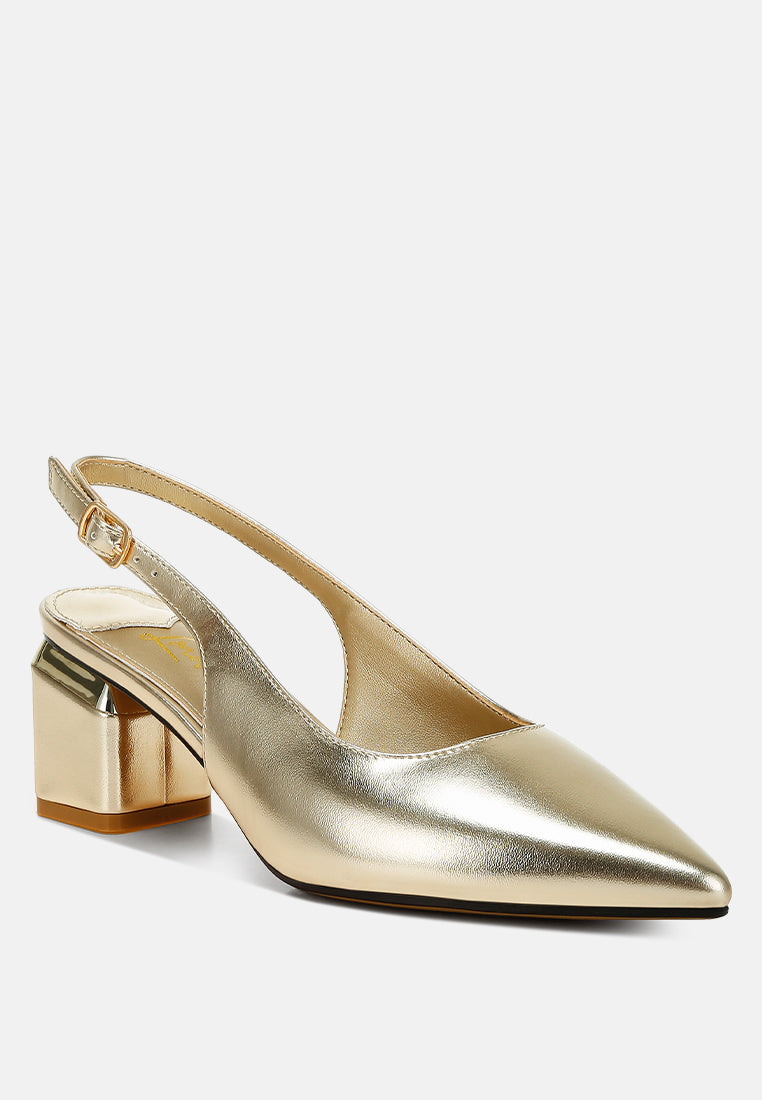 metallic faux leather slingback sandals#color_gold