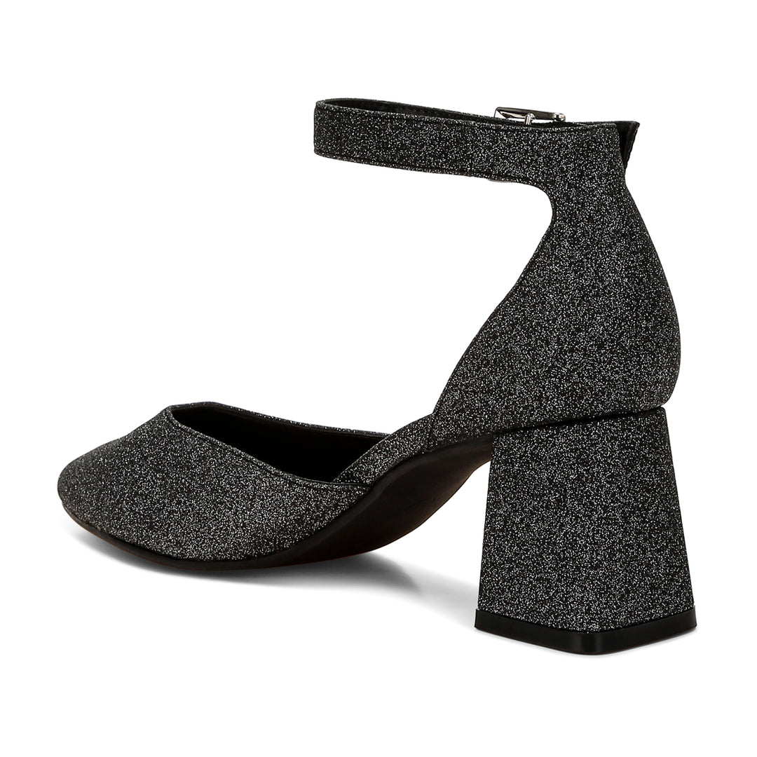 glitter block heel sandals
#color_black