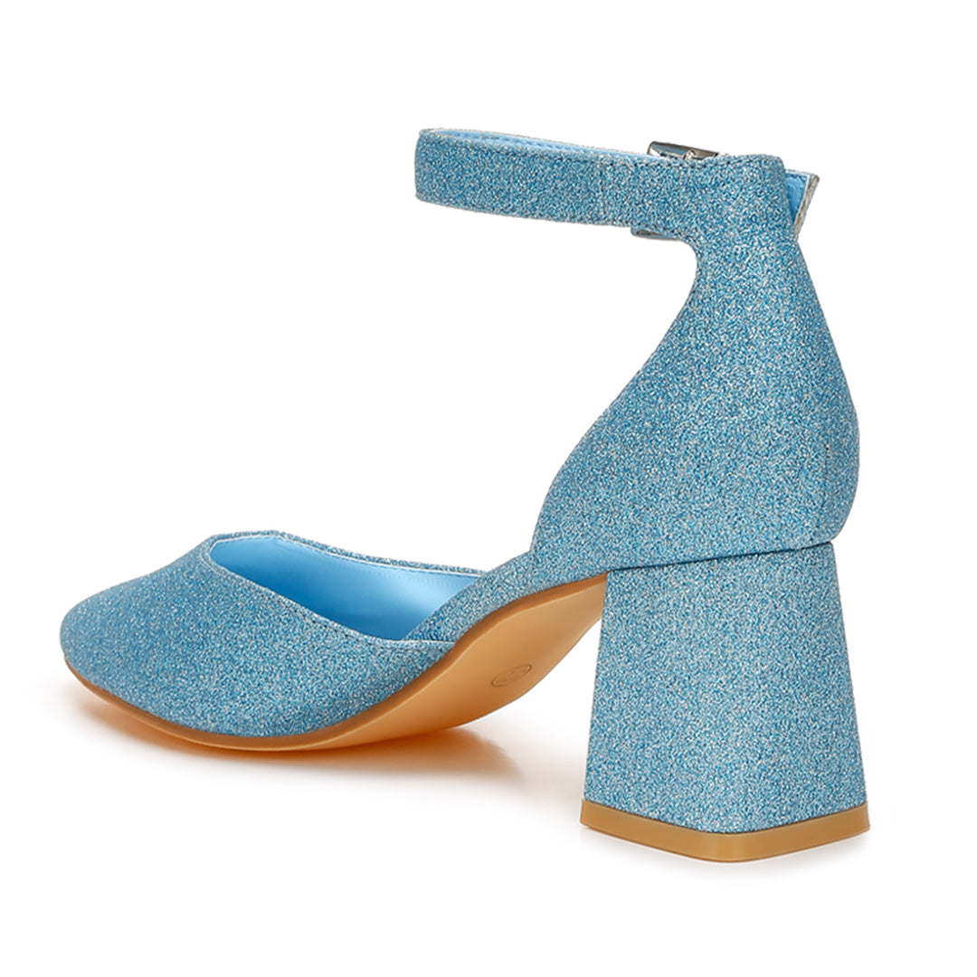 glitter block heel sandals
#color_blue