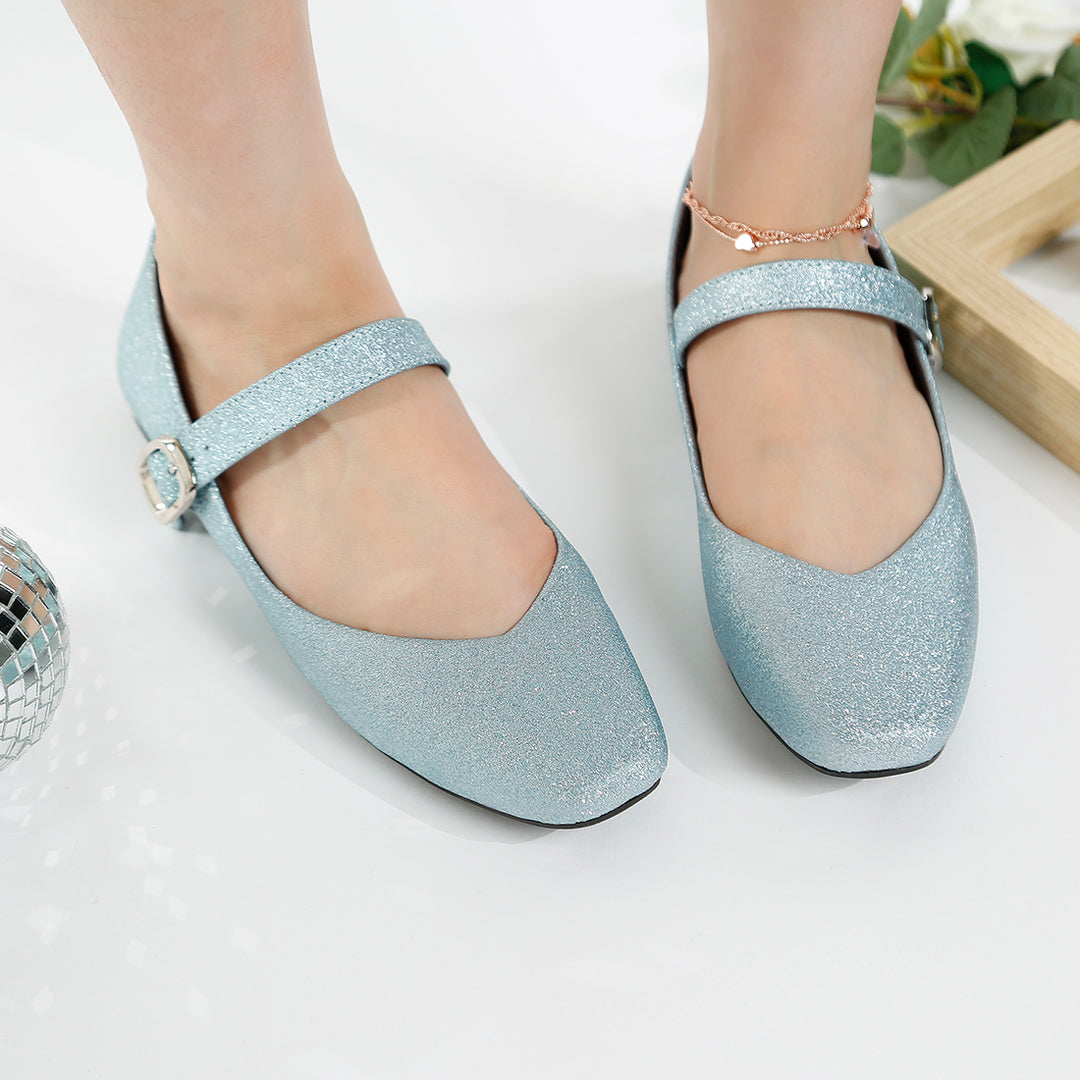 glitter pin buckle ballerinas#color_baby-blue