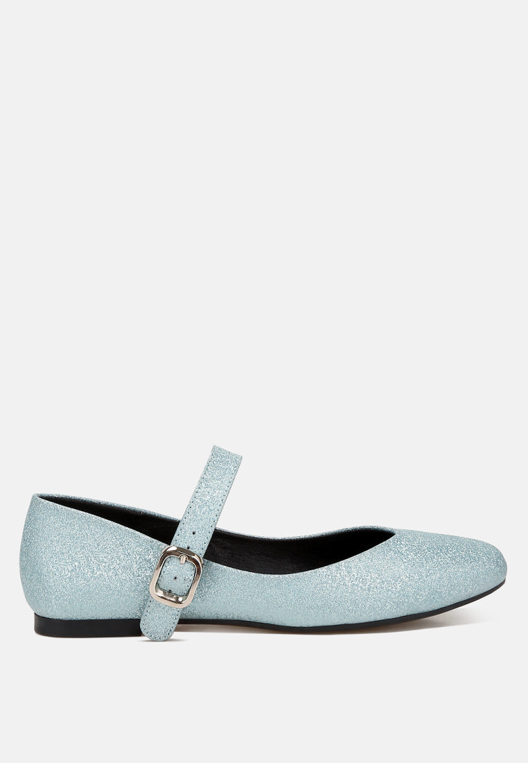 women glitter pin buckle ballerinas#color_baby-blue