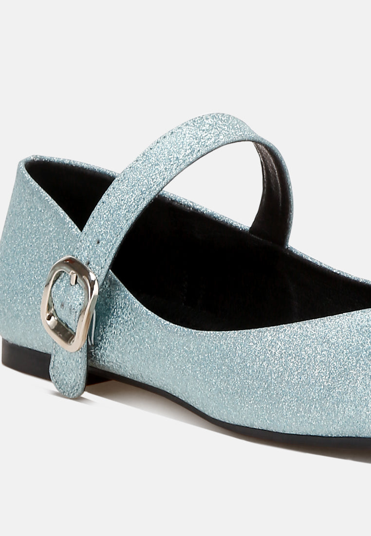 women glitter pin buckle ballerinas#color_baby-blue