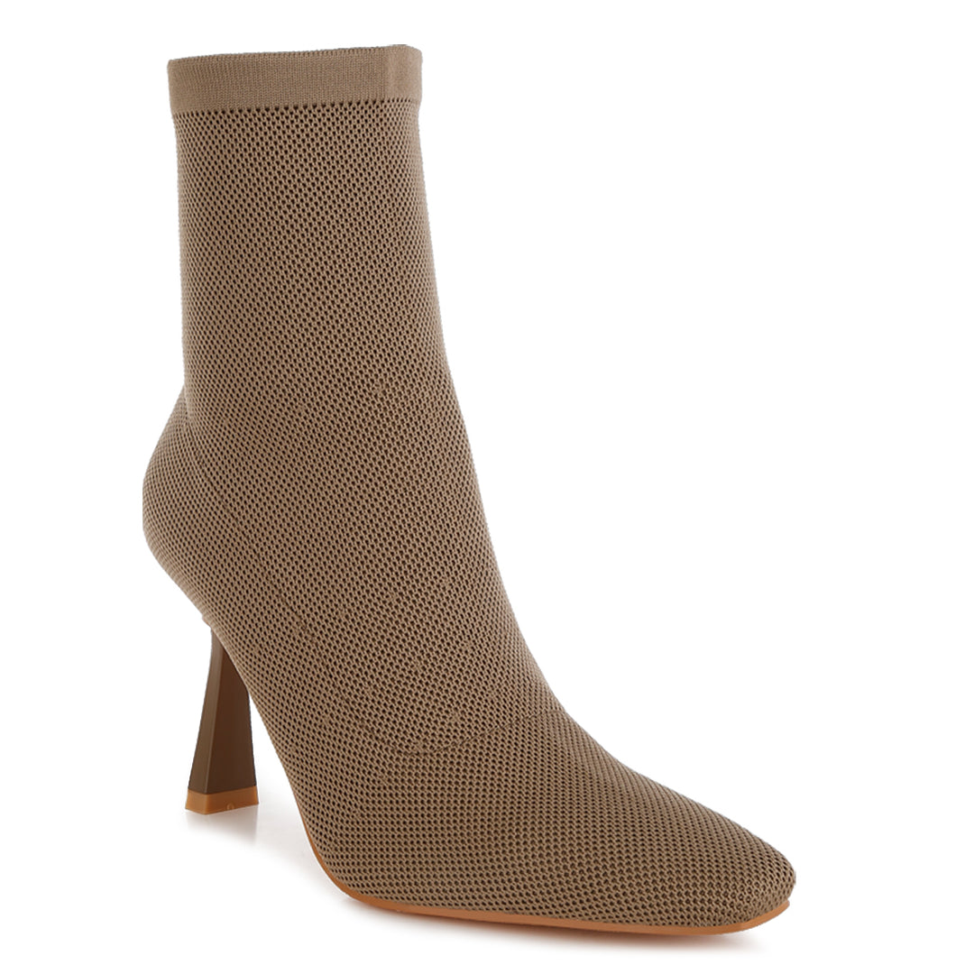 knitted sock boots#color_taupe