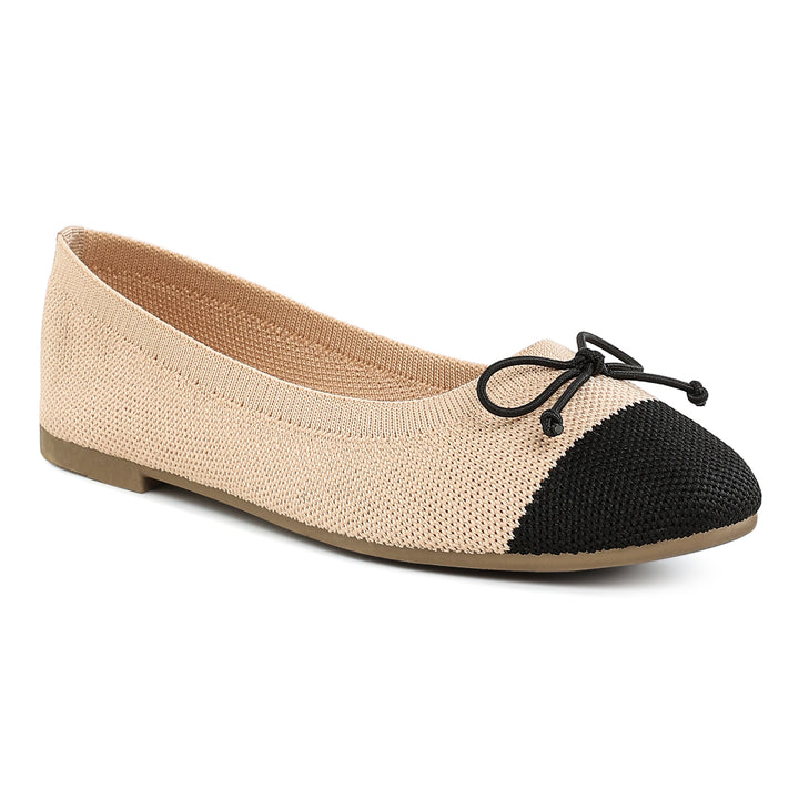 two tone ballerinas
#color_biege