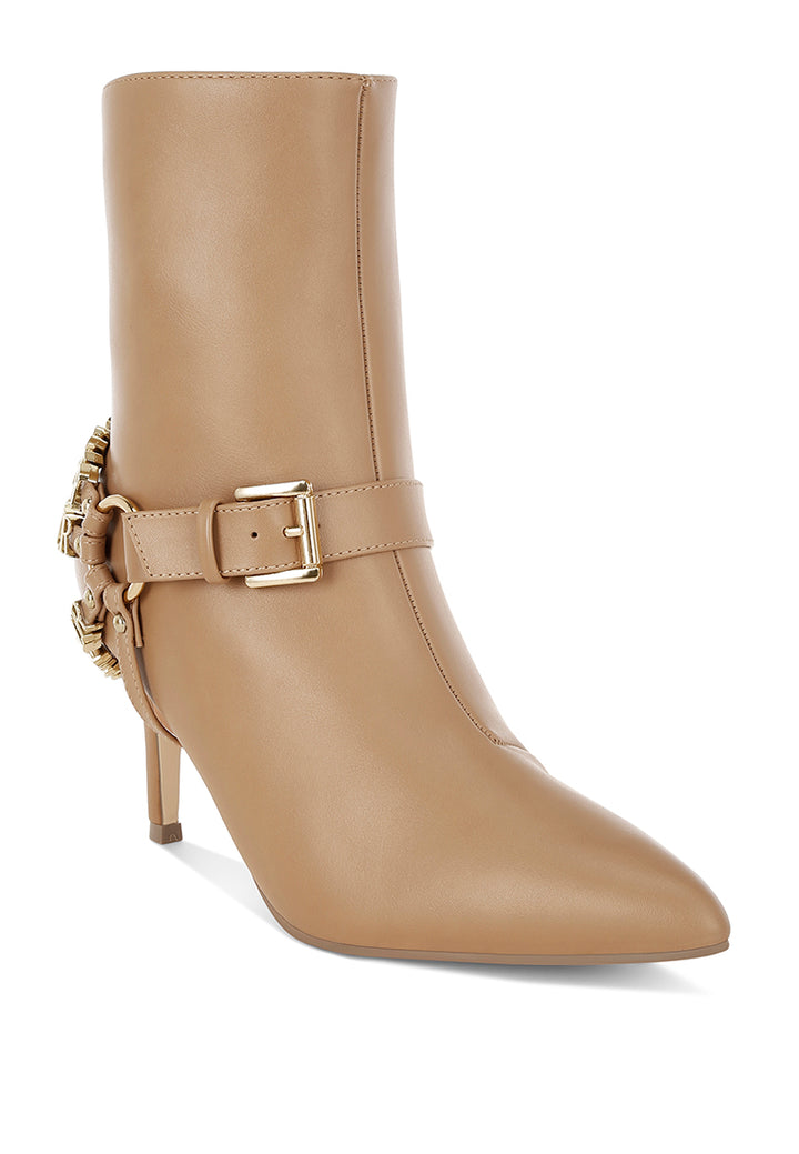 women harness detail stiletto boots#color_beige