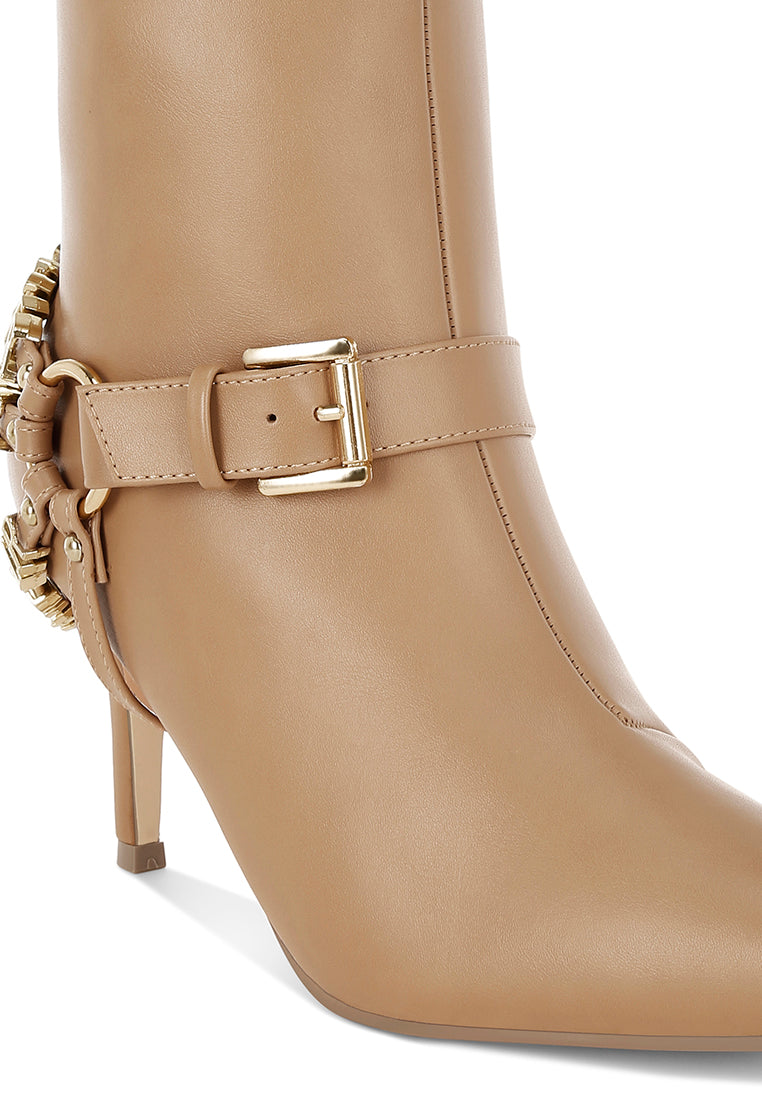 women harness detail stiletto boots#color_beige